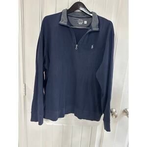 Polo Ralph Lauren 1/4 Zip Pullover Sweater Men XXL Preppy Academia Twee Golf